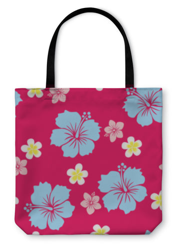 Hibiscus Pattern Tote Bag
