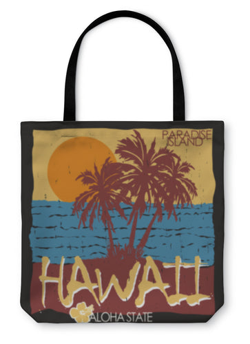 Hawaii Tropical Beach Tote Bag