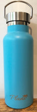 Plant Eco Stainless Steel Bottle, 17oz - Bright Sky Blue