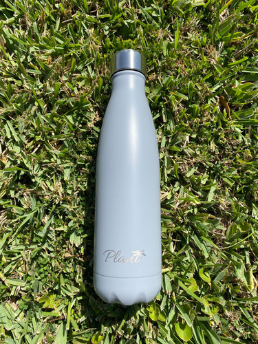 Plant Eco Stainless Steel Bottle, 17oz - Day Storm Gray