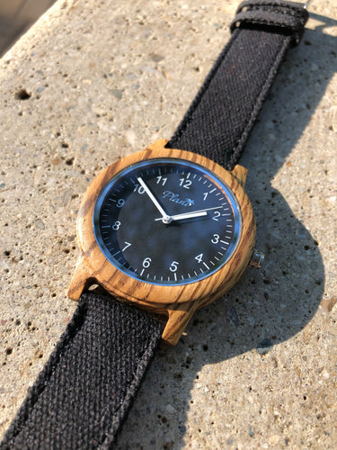Plant Eco Wood/Canvas Watch